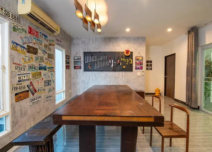 Garage House Bangkok-car Theme 8bed 6room 別墅 *
